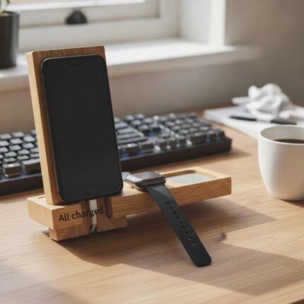 iphone-airpods-ir-apple-watch-stovas-medienos-tekstura-is-arti